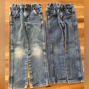 Size 7 Boys Wrangler Jeans, Lot of 2